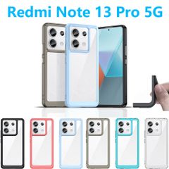 Redmi Note 13 Pro ケース TPU 透明 保護ケース ハードケース 耐衝撃吸収 ストラップホール レドミ ノート サーティーン プロ DIY 軽量 ソフトスマホカバー