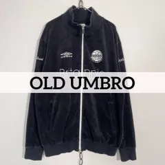 00s UMBRO 別注 Velour Track Jacket ベロア トラックジャケット ENGLAND Britannic Y2K Lサイズ