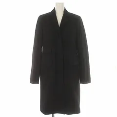 シーバイクロエ SEE BY CHLOE チェスターコート シングル 比翼 ウール 38 M 黒 ブラック /IRのサムネイル