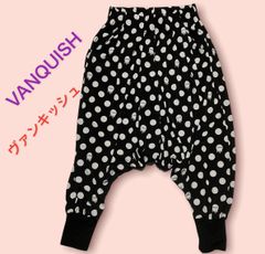 VANQUISH ヴァンキッシュ サルエルパンツ ドット 男女 可愛い メンズ