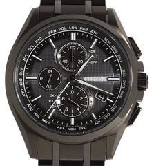 ★箱保付！極美品！CITIZEN シチズン ATTESA アテッサ ブラックチタンシリーズ AT8044-56E H804-T019731 エコ・ドライブ メンズ★