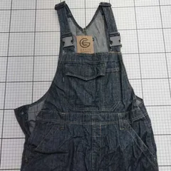 ◇ Θ グレイスエンジニアーズ GE-574 インディゴ系 デニムオーバーオール つなぎ レディース E  【1508260042253】