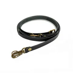 ☆ BLACK ☆ Lien リアン ジーンズショルダーストラップ ショルダーストラップ 革 ショルダー 紐 スマホショルダー ストラップ レザー 本革 替え 長さ調節 スマホ 細め Lien リアン ジーンズ LW22700 メンズ レディース