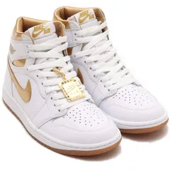 [ナイキ] エア ジョーダン 1 レトロ ハイ OG W AIR JORDAN 1 RETRO HIGH OG White and Gold ホワイト/ブラウン/ゴールド FD2596-107 日本国内正規 [ホワイト/ブラウン/ゴールド] [27.0 cm]