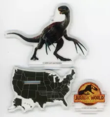【中古】アクリルスタンド・アクリルパネル テリジノサウルス トレーディング アクリルフィギュア Ver.2 「ジュラシック・ワールド/新たなる支配者」