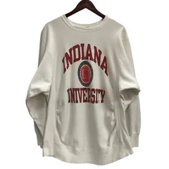 チャンピオン Champion 80's REVERSE WEAVE INDIANA USA製 トリコタグ カレッジ スウェット ホワイト XXLサイズ 201MT-3963 VB