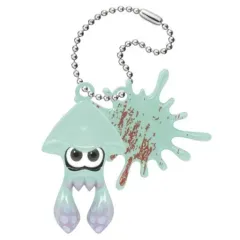 【中古】キーホルダー イカ(ライトブルー) 「スプラトゥーン3 イカタコマスコット」