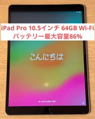 【バッテリー最大容量86%】iPad Pro 10.5インチ Wi-Fiモデル  64GB
