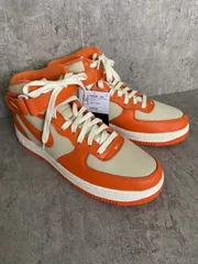 【中古】22AW NIKE ﾅｲｷ AIR FORCE 1 MID 07 LX NBHD ｴｱﾌｫｰｽﾜﾝ ﾐｯﾄﾞ ｺﾞｰﾙﾄﾞ ｵﾚﾝｼﾞ 28CM 33899137