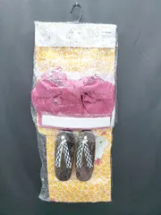 ◇ ●未使用●⊂ 《 Dita まとめ売り4点セット オレンジ 浴衣/こしひも/下駄/作り帯 レディース 》 P  【1409090046803】