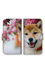 Google Pixel10Pro XL ケース 手帳型 グーグルピクセル10プロXL スマホケース 携帯ケース 柴犬 シバイヌ しばいぬ 犬 子犬 花 黒柴 クロシバ くろしば 写真 かわいい 可愛い 草原 小さい カラー05