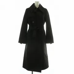 グッチ GUCCI ベルテッド ロング トレンチコート アウター ステンカラー 38 S 黒 ブラック 118107.ZF073 /XZ ■GY18のサムネイル