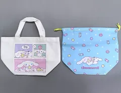 【中古】バッグ 3.シナモロール 巾着付きバッグ 「サンリオ当りくじ シナモロール当りくじ」