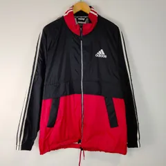 90s adidas アディダス　ナイロンジャケット　ブルゾン　ストリート　古着　3ストライプ