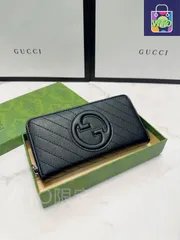 GUCCiグッチ新作財布、財布、銀行カードバッグ、シングルファスナー財布[本日特価|新品未使用品]
