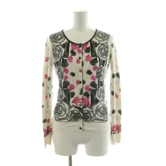 【美品】Blugirl Blumarine レオパード 花柄 カーディガン SM 希少】Blumarine blugirl レオパード柄 ニットカーディガン 花柄