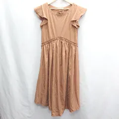 ◇ ◎ ●未使用● REDYAZEL レディアゼル ロング丈 ワンピース サイズS キャメル レディース E  【1406180068875】
