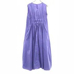 フレイアイディー Vネック ノースリーブ ロングワンピース 1 パープル系 FRAY I.D レディース