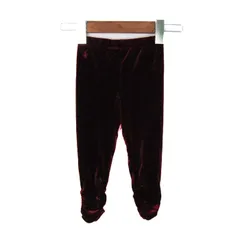 ラルフローレン パンツ ボトムス レギンス ストレッチ ベビー 女の子用 24M 90/50サイズ エンジ RALPH LAUREN 【中古】