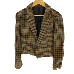 ノーアイディー NO ID. 23AW ピーク ドラペル 1B ショート JKT クロップド テーラード ジャケット メンズ JPN：2 のサムネイル
