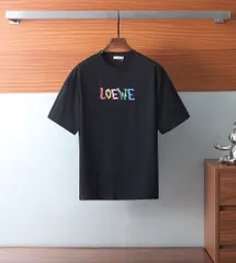 【今日特価】Loewe レインボーレター ニット T シャツ