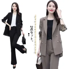 セットアップ スーツ 入学式 パンツスーツ レディース 異素材 2点セット パンツドレス 入園式 卒業式 卒園式 上下セット 入学式 フォーマル ママスーツ ロングパンツ テーラードジャケット カジュ oqyT648