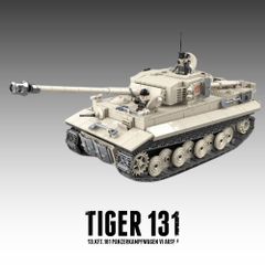 STシリーズ ドイツ ティーガーⅠ タイガー戦車 ブロック戦車 1018PCS パンツァーブロックス