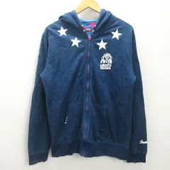 G■ランドリー/Laundry リバーシブルフルジップパーカー/コットン【L】紺/men's/35【中古】■