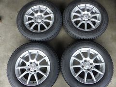 2310-263　MANARAY SPORT　アルミホイール＆スタッドレスタイヤ　175/70R14　2023年　4本セット