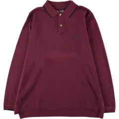 古着 ラルフローレン Ralph Lauren CHAPS チャップス 長袖 ポロシャツ メンズM相当/eaa582221