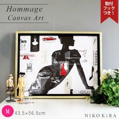 アートパネル アートポスター ブランド シャネル CHANEL オマージュアート モダン 玄関 トイレ キャンバス アート モノクロ アート 高級 アート ハイファッション1 M a2 フレーム付き ブランド かわいい 開運 運気が上がる絵