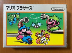 マリオブラザーズ【初期パッケージ版】ファミコン 説明書・袋・箱耳