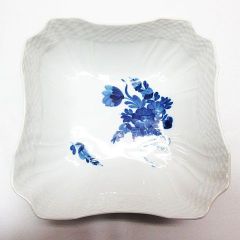 ROYAL COPENHAGEN ロイヤルコペンハーゲン ブルーフラワー カーブ スクエアボウル 21cm 深皿 ディーププレート 洋食器 中古 D134Z