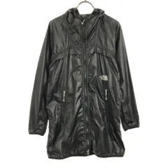 ザノースフェイス パープルレーベル PERTEX NPW2115N ロゴプリント ナイロンジャケット S ブラック THE NORTH FACE PURPLE LABEL アウトドア レディース