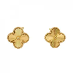 希少◆Van Cleef & Arpels ヴィンテージアルハンブラ ギヨシェ ヴァンクリーフ】ヴィンテージアルハンブラ ギヨシェ【沖縄DFS