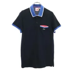 【中古】 ラコステ LACOSTE LIVE 半袖 ポロシャツ 3 黒 LACOSTE メンズ 【210709】 メール便可