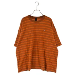 CHROME HEARTS (クロムハーツ) ×MATTY BOY Y NOT FUCKYOU BORDER S/S TEE マティボーイワイノットファックユーショートスリーブTシャツ オレンジのサムネイル
