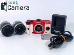 PENTAX Q7 SMC PENTAX 15-45ｍｍ F2.8 ED 5-15ｍｍ F2.8-4.5 ED レンズ2本付 他、電池 充電器 付 レッド 赤 ペンタックス