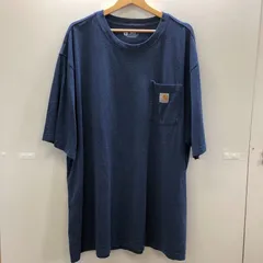Carhartt/カーハート LOOSE FIT ポケットTシャツ 半袖 グアテマラ製 メンズ 2XL ブルー