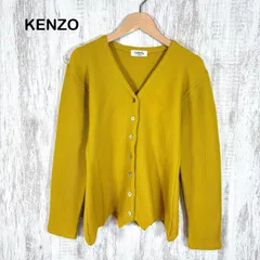 日本製 90s ヴィンテージ KENZO ケンゾー Vネック ウールニット カーディガン ジャケットのサムネイル