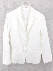 ◇ ROPE ロペ 長袖 テーラード ジャケット 36 ホワイト レディース  【中古】 【1002800125661】