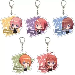 【中古】キーホルダー 全5種セット 「五等分の花嫁∽ アクリルキーホルダー 02.書店ver.(ミニキャライラスト)」