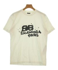超美品 正規品 バレンシアガ Tシャツ スプレーロゴ ぼかしロゴ グレー