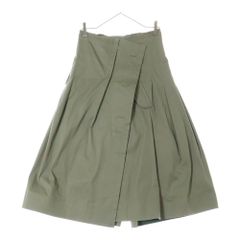 Sacai (サカイ) 22AW コットンギャバジン ミックス スカート レディース 22-05949 カーキ