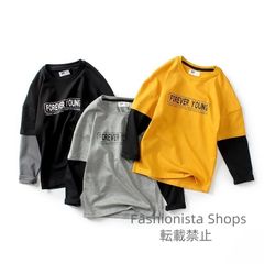 【新品未使用】プリント 長袖 Tシャツ ロンT男の子 キッズ ジュニア 子供服 ス 男児 シャツ カジュアル 韓国子供服 120 130 140 150 160 fvcp121