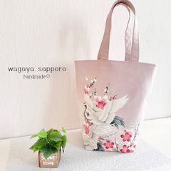 トートバッグ　着物生地