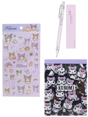 【クロミ3点セット】シャーペン メモ帳 シール