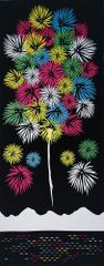 四季彩布 てぬぐい 「花火」