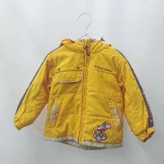 ◇ ⊇ ディズニースポーツ ミッキーマウス スキーウェアー下 スキーウェアー上 サイズ80 イエロー　ブラック キッズ E  【1506130001799】