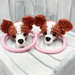パピヨン　ハンドメイド　ヘアゴム　キッズ